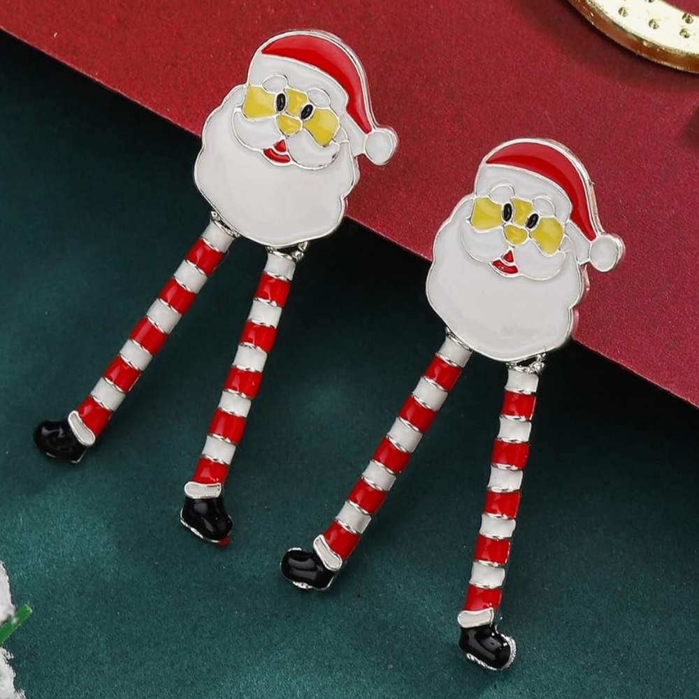 Festive Santa Claus Kids Earrings